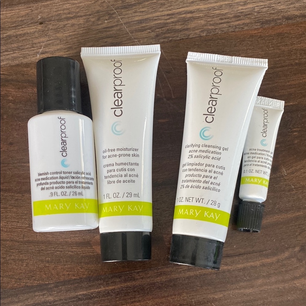 Mary Kay Acne & Blemish Skincare Collection White and Black